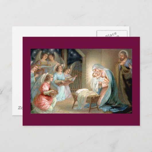 出生はがき ポストカード (正面/裏面)