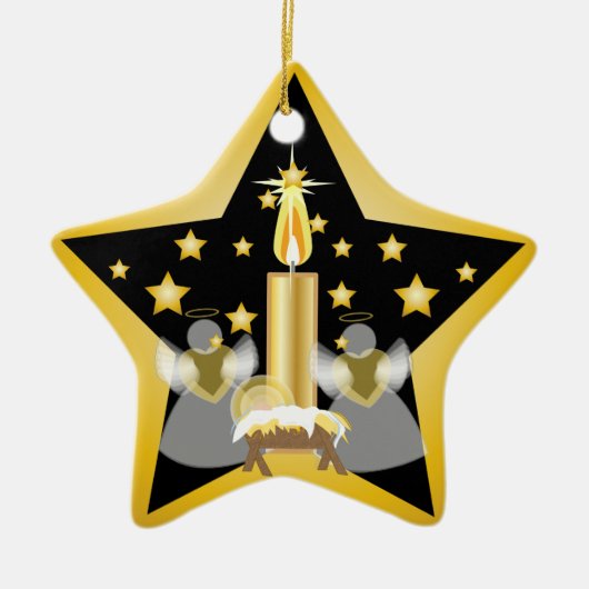 出生はオーナメントカスタマイズ セラミックオーナメント (正面)