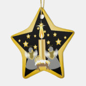 出生はオーナメントカスタマイズ セラミックオーナメント (左)