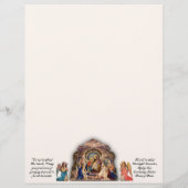 出生をバックに世界に喜ぶw署名 レターヘッド (裏面)