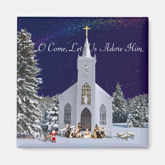 出生アット教会 マグネット (正面)