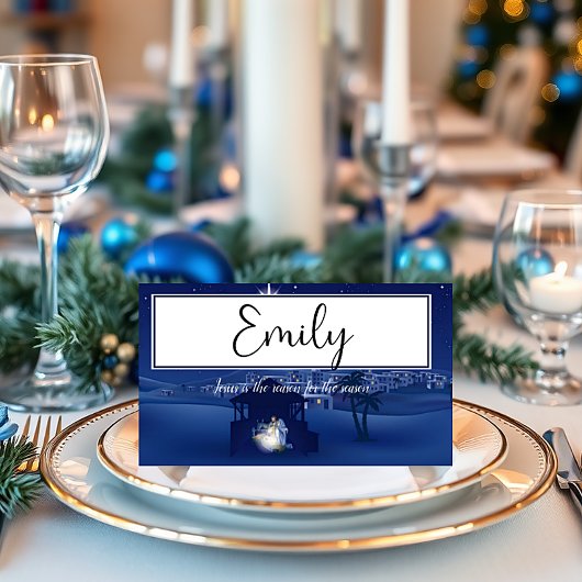 出生イエスが理由はがき プレイスカード