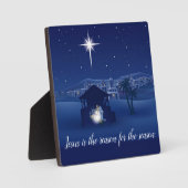 出生イエスが理由 フォトプラーク (正面)