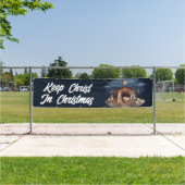 出生イエスキリストクリスマスクリスチャーチ 横断幕 (インサイチュ)