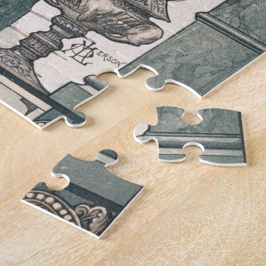 出生イエス誕生エンジェルヴィンテージクリスマス ジグソーパズル (側面)