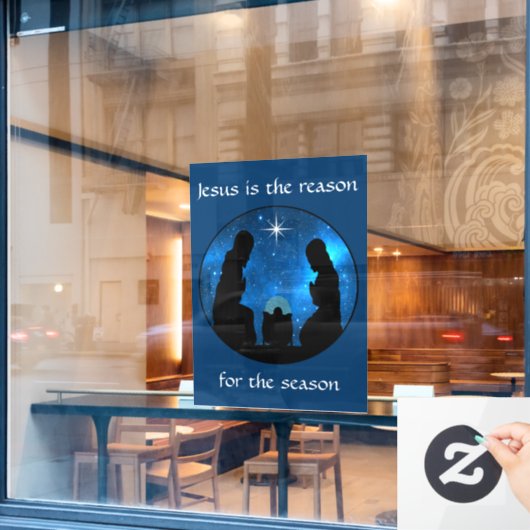 出生ウィンドウの固定 ウィンドウサイン (カフェ窓)