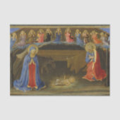 出生エンジェルズマザーメアリーベビーイエズクリスマス 薄葉紙 (正面)