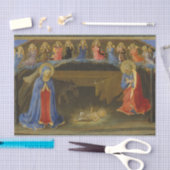 出生エンジェルズマザーメアリーベビーイエズクリスマス 薄葉紙 (クラフト)