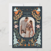 出生エンジェル2写真海軍クリスマス シーズンカード (正面)