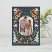 出生エンジェル2写真海軍クリスマス シーズンカード (スタンド正面)