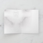 出生オーソドックスのクリスマスカード シーズンカード (内部)