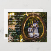 出生オーナメントイサイアセブンティーンクリスマス ポストカード (正面/裏面)