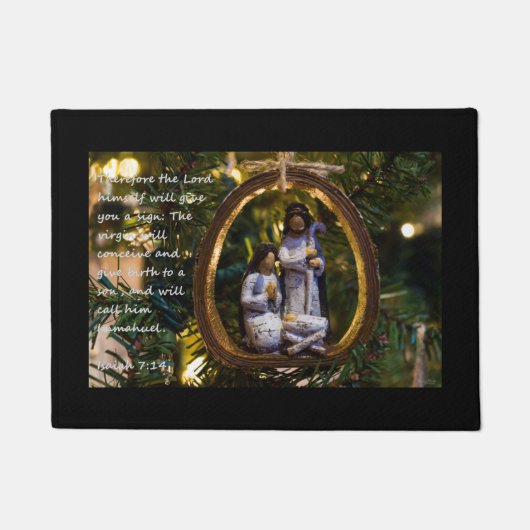 出生オーナメントイザアセブンフォーソールドオーマド ドアマット (正面)