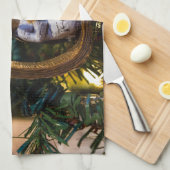 出生オーナメント キッチンタオル (四つ折り)