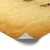 出生オールドアイリッシュ賛美クリスマス ポスター (角)