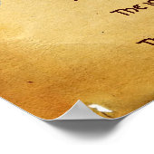 出生オールドアイリッシュ賛美クリスマス ポスター (角)