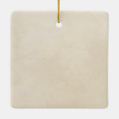 出生カスタムシーン宗教クリスマス引用文 セラミックオーナメント (裏面)