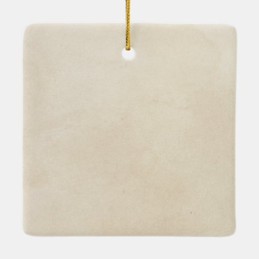 出生カスタムシーン宗教クリスマス引用文 セラミックオーナメント (裏面)