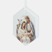 出生ガラスオーナメント ガラスオーナメント (正面左)