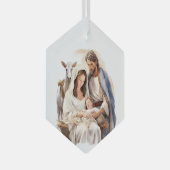 出生ガラスオーナメント ガラスオーナメント (正面右)