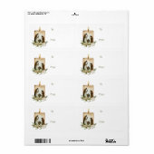 出生キャンドルギフトラベルシール ラベル (フルシート)