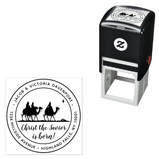 出生クラシックワイズメン差出人住所 セルフインキングスタンプ (インサイチュ)