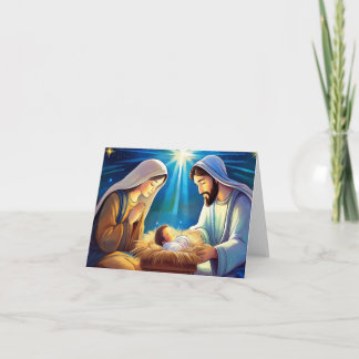 出生クリスマスカード カード