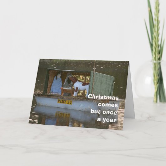 出生クリスマスカード シーズンカード (正面)