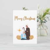 出生クリスマスカード シーズンカード (スタンド正面)