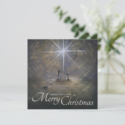 出生クリスマスカード、フラットスクエア シーズンカード (スタンド正面)