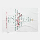 出生クリスマスキリスト教信仰イエスの宗教 キッチンタオル (横)