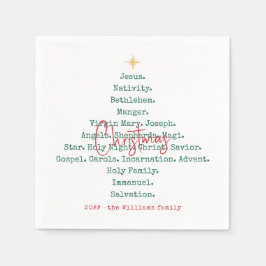 出生クリスマスキリスト教信仰イエスの宗教 スタンダードカクテルナプキン