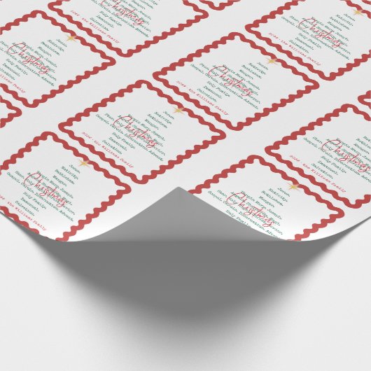 出生クリスマスキリスト教信仰イエスの宗教 ラッピングペーパー (角)