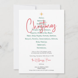 出生クリスマスキリスト教信仰イエスの宗教 招待状