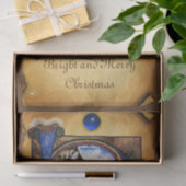 出生クリスマスパーチメントモノグラム 薄葉紙 (ギフト)