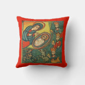 出生クリスマスパーチメント，マギの崇拝 クッション (裏面)