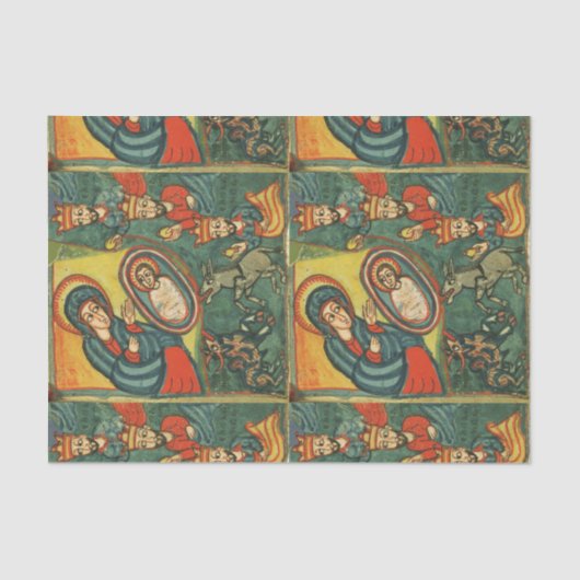 出生クリスマスパーチメント,マギの崇拝 薄葉紙 (正面)