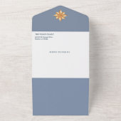 出生クリスマスフォトカード オールインワン招待状 (外側)