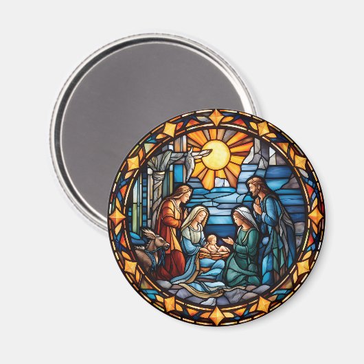 出生クリスマスマグネットギフト マグネット (正面/裏面)