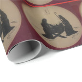 出生クリスマスラッピング紙 ラッピングペーパー (ロールコーナー)