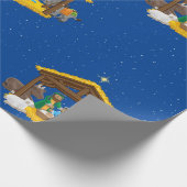 出生クリスマスラッピング紙 ラッピングペーパー (角)