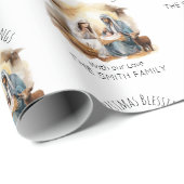 出生クリスマスラッピング紙 – 聖家族 ラッピングペーパー (ロールコーナー)