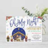 出生クリスマス招待状 招待状 (スタンド正面)