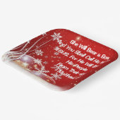 出生クリスマス紙プレート ペーパープレート (傾斜あり)