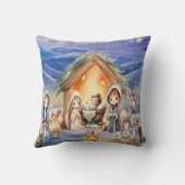 出生クリスマス装飾用クッション クッション (裏面)