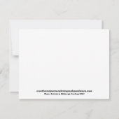 出生クリスマス カード (裏面)