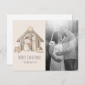 出生クリスマス シーズンカード (正面/裏面)