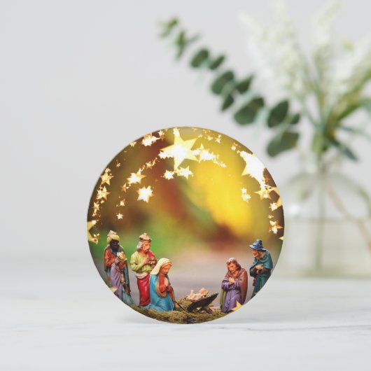 出生クリブヴァージンメアリーイエズクリスマススターズホ シーズンカード (スタンド正面)