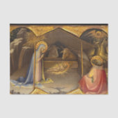 出生クリブ賛美ヴァージンメアリー乳児イエス 薄葉紙 (正面)