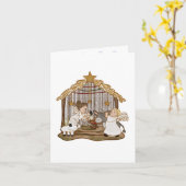 出生グリーティングカード カード (黄色い花)